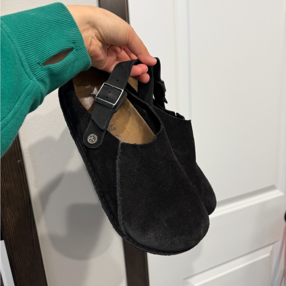 Birkenstock Lutry Premium Suede Clogs